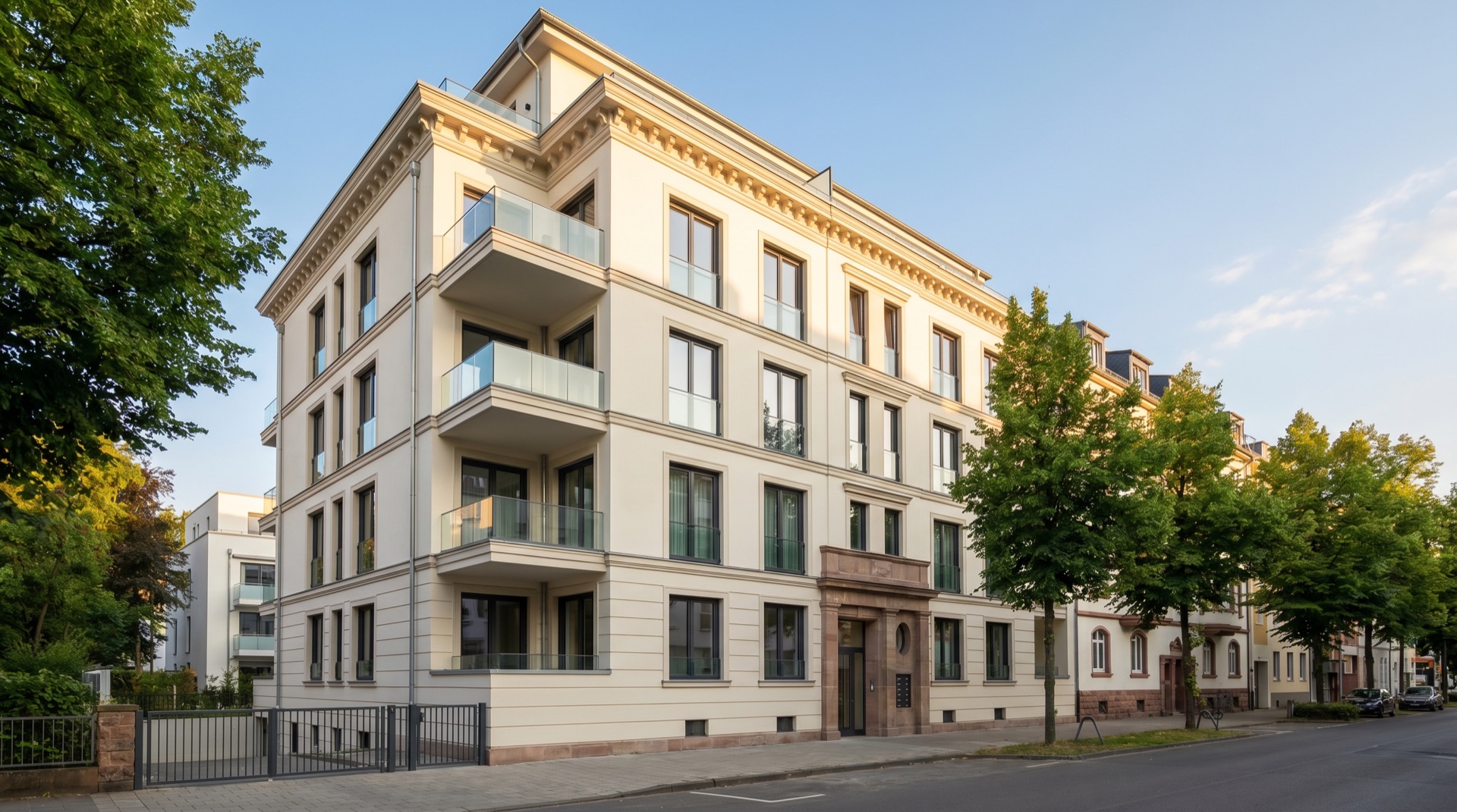 Mehrfamilienhaus in Frankfurt verkaufen — typische Bebauung im Stadtgebiet